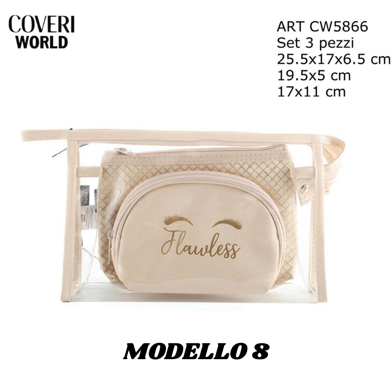 COVERI WORLD® BEAUTY SET 3 PEZZI "10 MODELLI"
