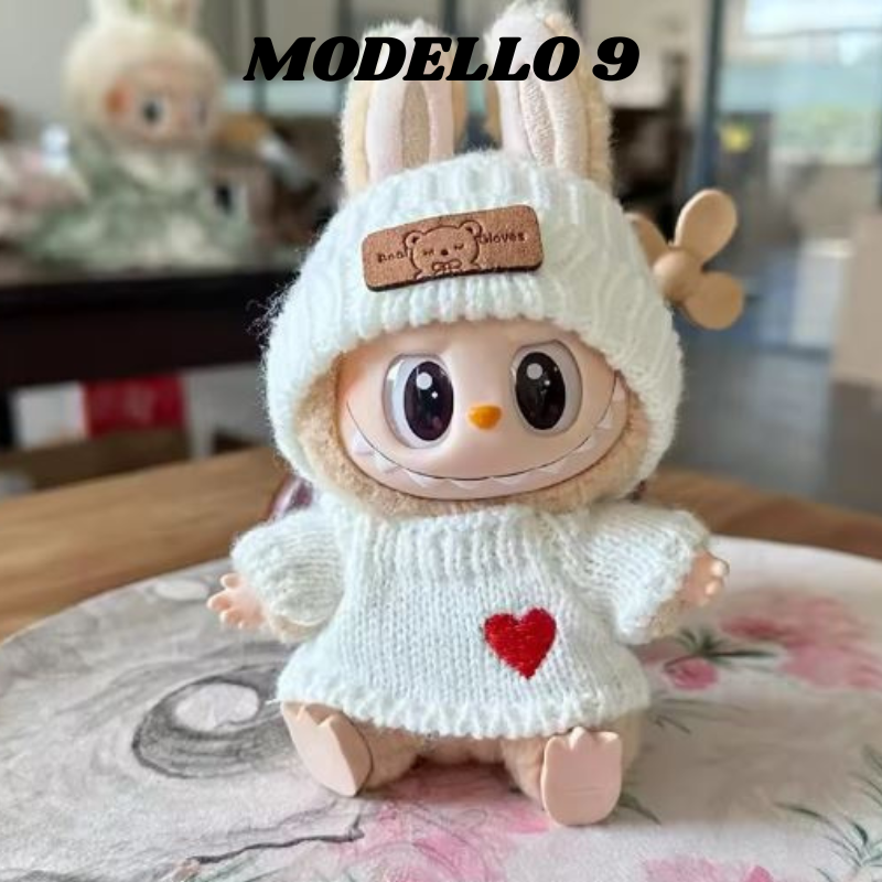 LABUBU OUTFIT ABBIGLIAMENTO "9 MODELLI"