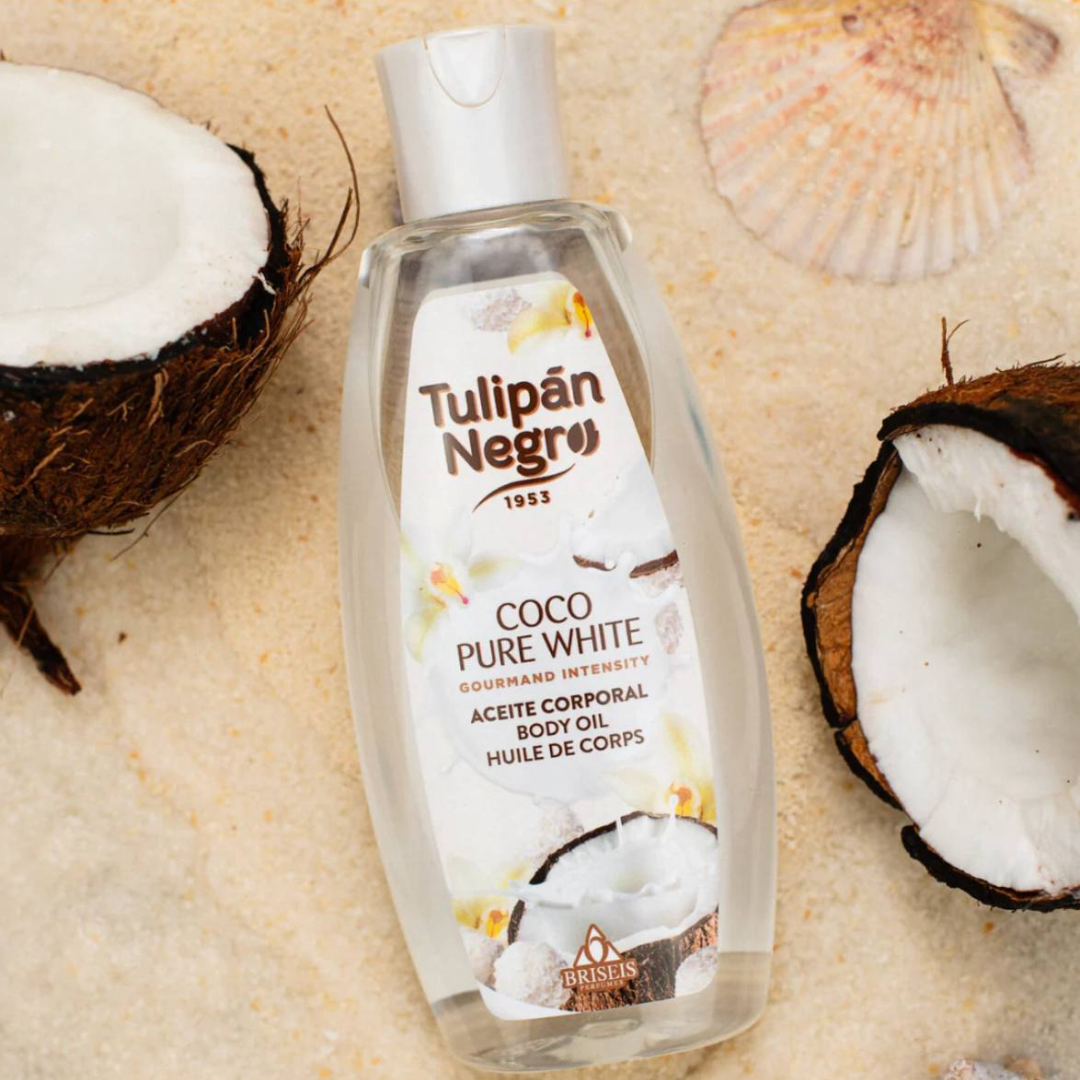 TULIPAN NEGRO® OLIO CORPO 200ML "COCO PURE WHITE"
