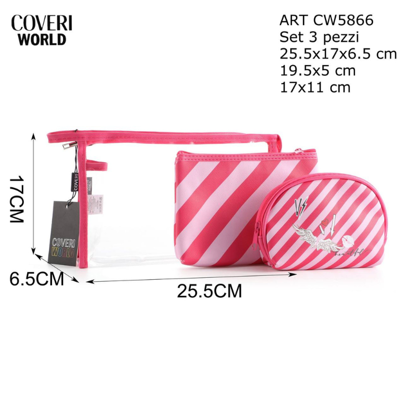 COVERI WORLD® BEAUTY SET 3 PEZZI "10 MODELLI"