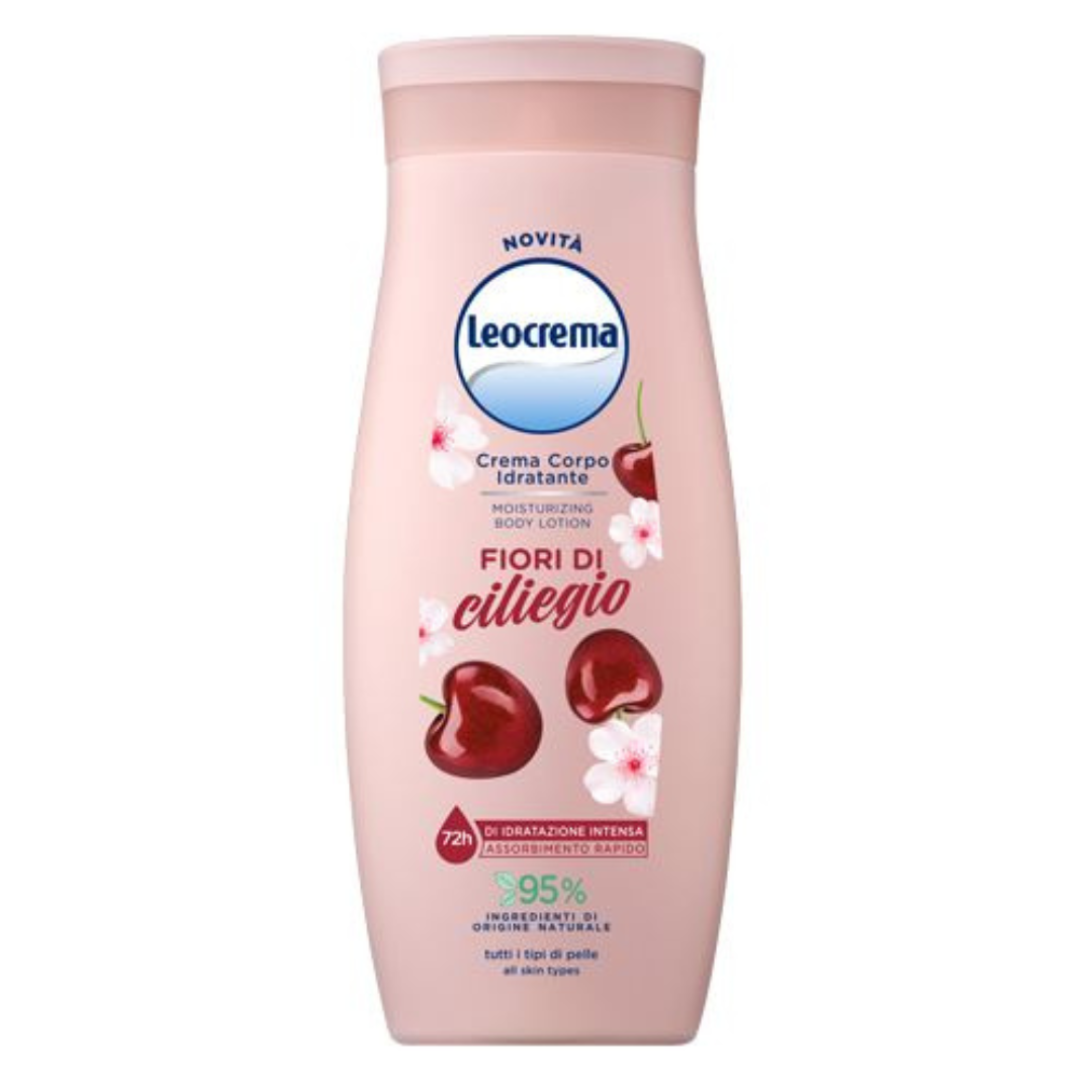 LEOCREMA® CREMA CORPO FLUIDA IDRATANTE "FIORI DI CILIEGIO" 250ML