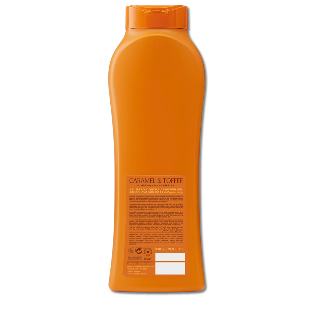 TULIPAN NEGRO® BAGNOSCHIUMA 650ML "CARAMEL & TOFFEE"