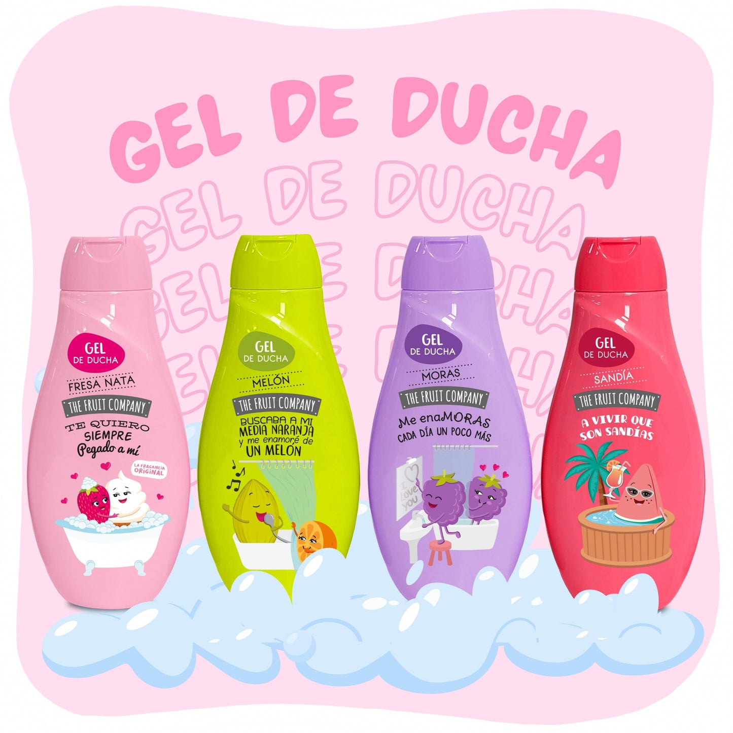 THE FRUIT COMPANY® BAGNOSCHIUMA 600ML "MORAS"