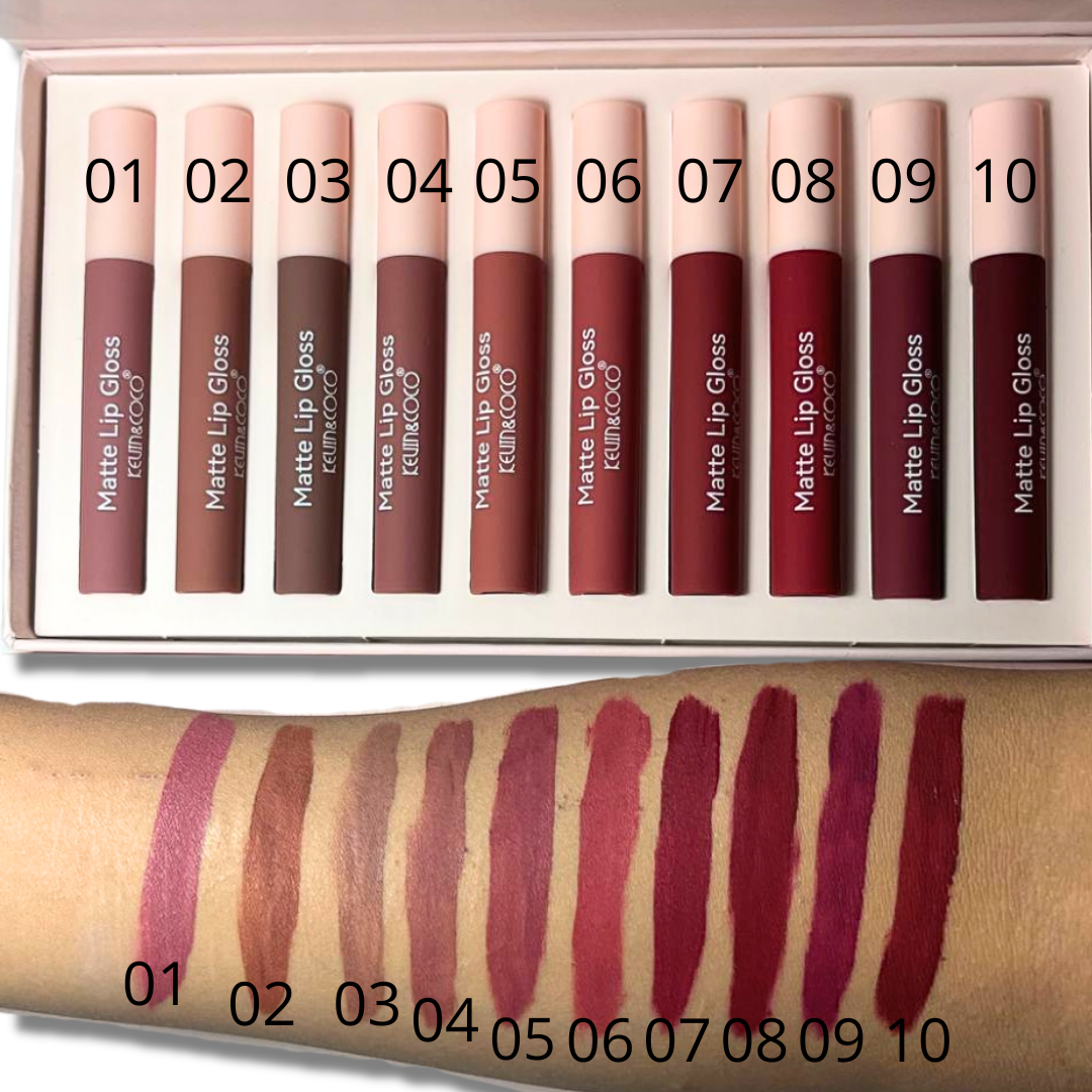 KEVIN&COCO® LIP GLOSS MATTE 10 TONALITA'