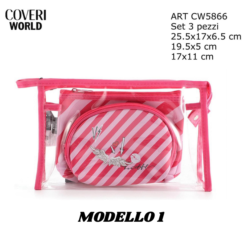 COVERI WORLD® BEAUTY SET 3 PEZZI "10 MODELLI"