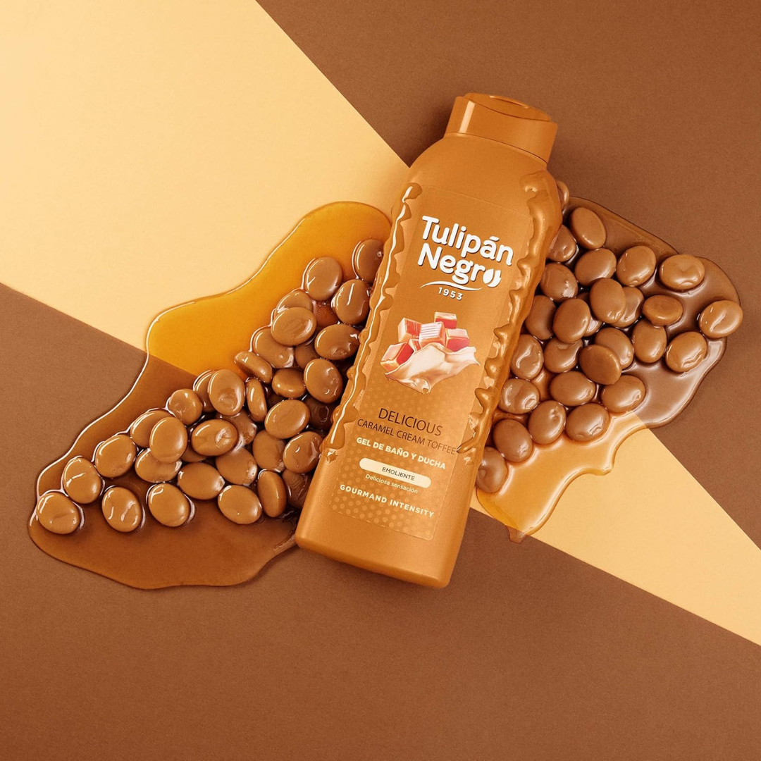 TULIPAN NEGRO® BAGNOSCHIUMA 650ML "CARAMEL & TOFFEE"