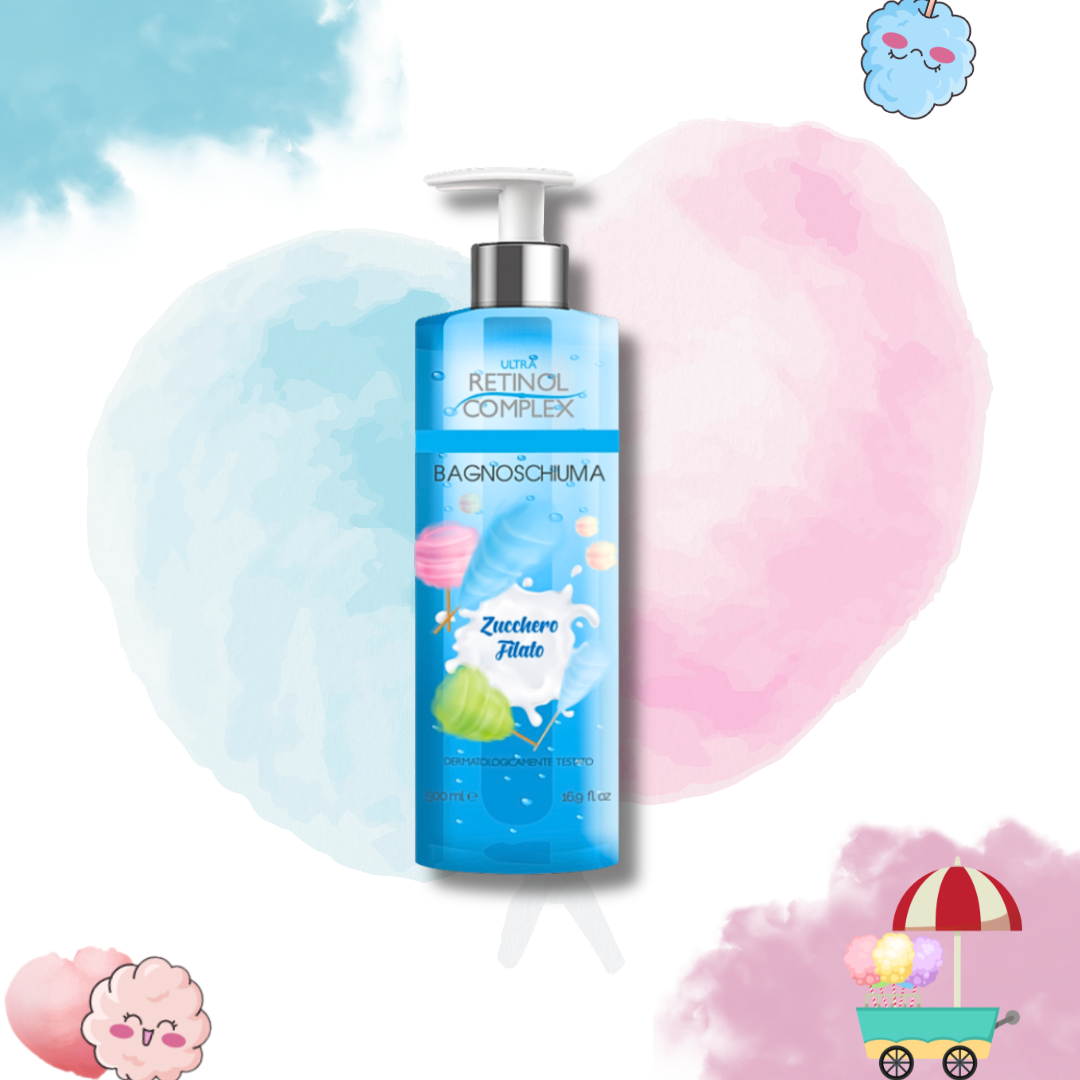IF® BOX "ZUCCHERO FILATO" PROFUMO - BAGNOSCHIUMA - ACQUA CORPO - PROFUMATORE AMBIENTE - DEODORANTE SPRAY