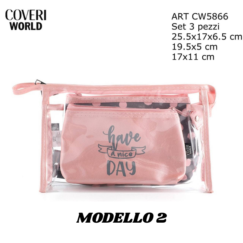 COVERI WORLD® BEAUTY SET 3 PEZZI "10 MODELLI"
