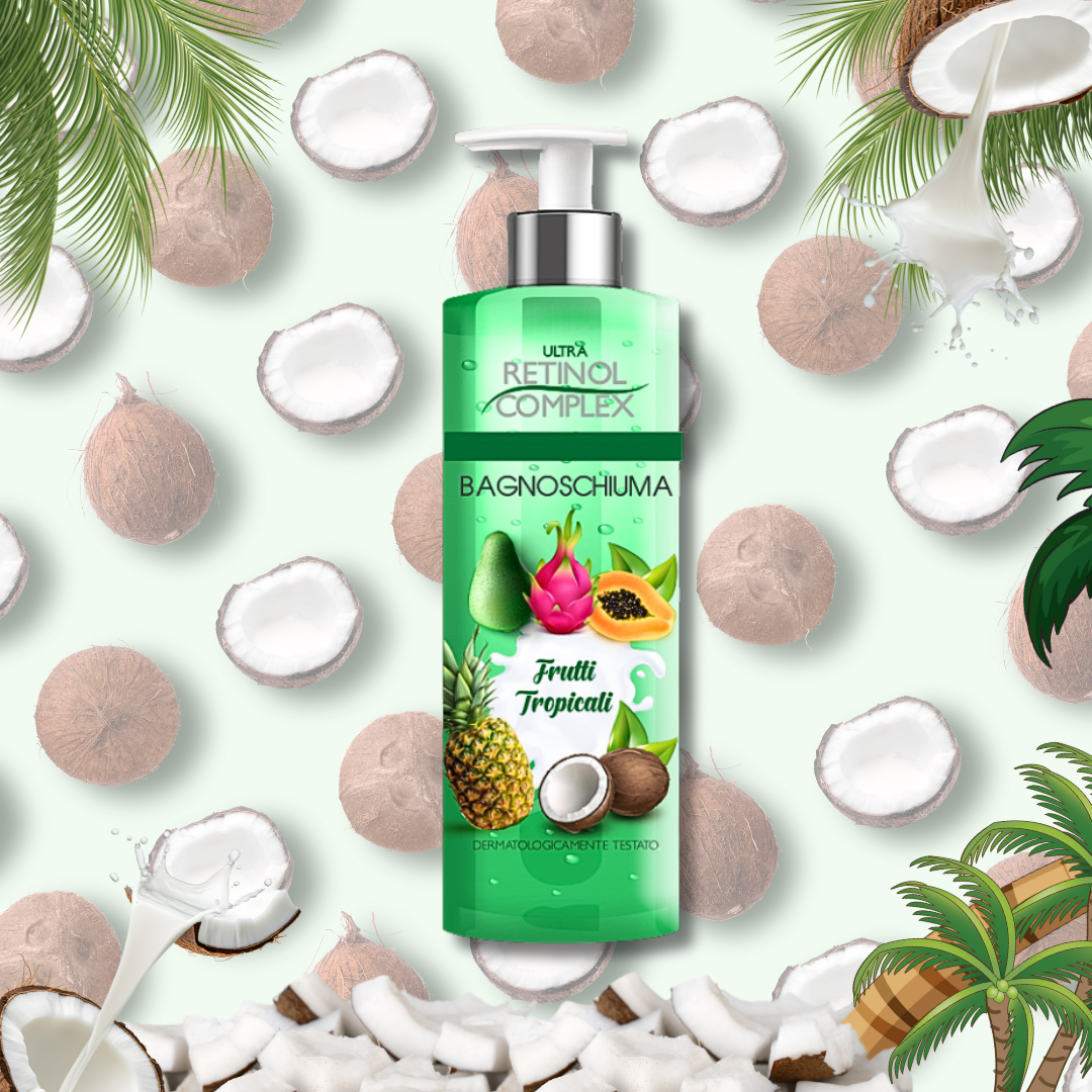 IF® BOX "COCCO TROPICALE" PROFUMO - BAGNOSCHIUMA - ACQUA CORPO - PROFUMATORE AMBIENTE - DEODORANTE SPRAY