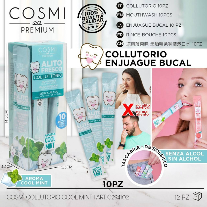 COSMI PREMIUM® ALITO FRESCO COLLUTORIO "COOL MINT"