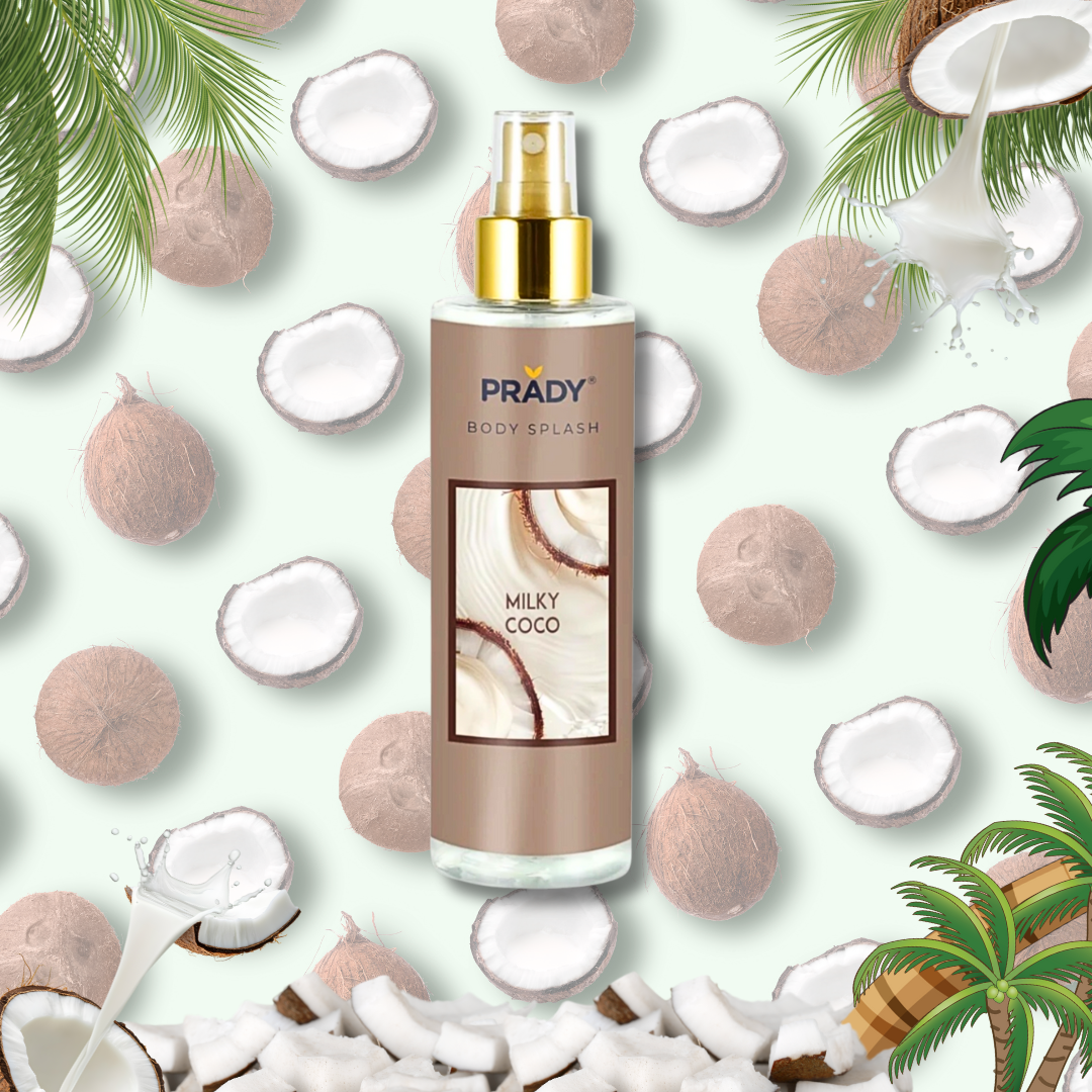 IF® BOX "COCCO TROPICALE" PROFUMO - BAGNOSCHIUMA - ACQUA CORPO - PROFUMATORE AMBIENTE - DEODORANTE SPRAY
