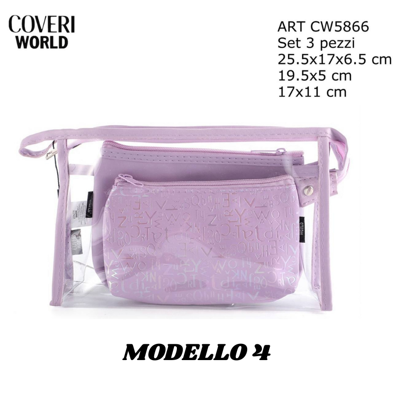 COVERI WORLD® BEAUTY SET 3 PEZZI "10 MODELLI"