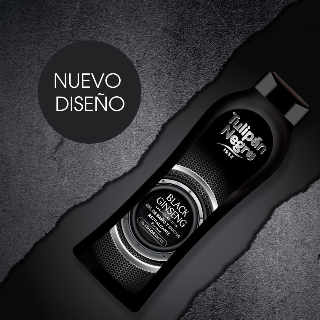 TULIPAN NEGRO® BAGNOSCHIUMA 650ML "BLACK GINSENG"