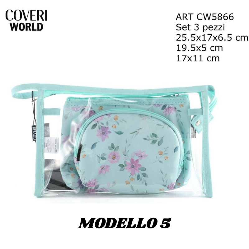 COVERI WORLD® BEAUTY SET 3 PEZZI "10 MODELLI"