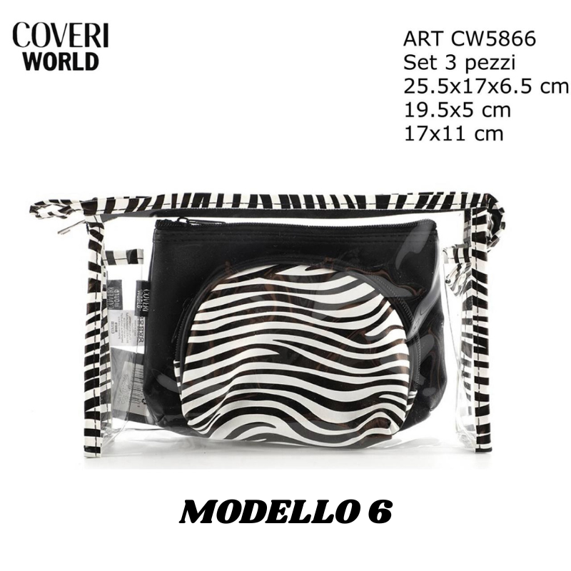COVERI WORLD® BEAUTY SET 3 PEZZI "10 MODELLI"