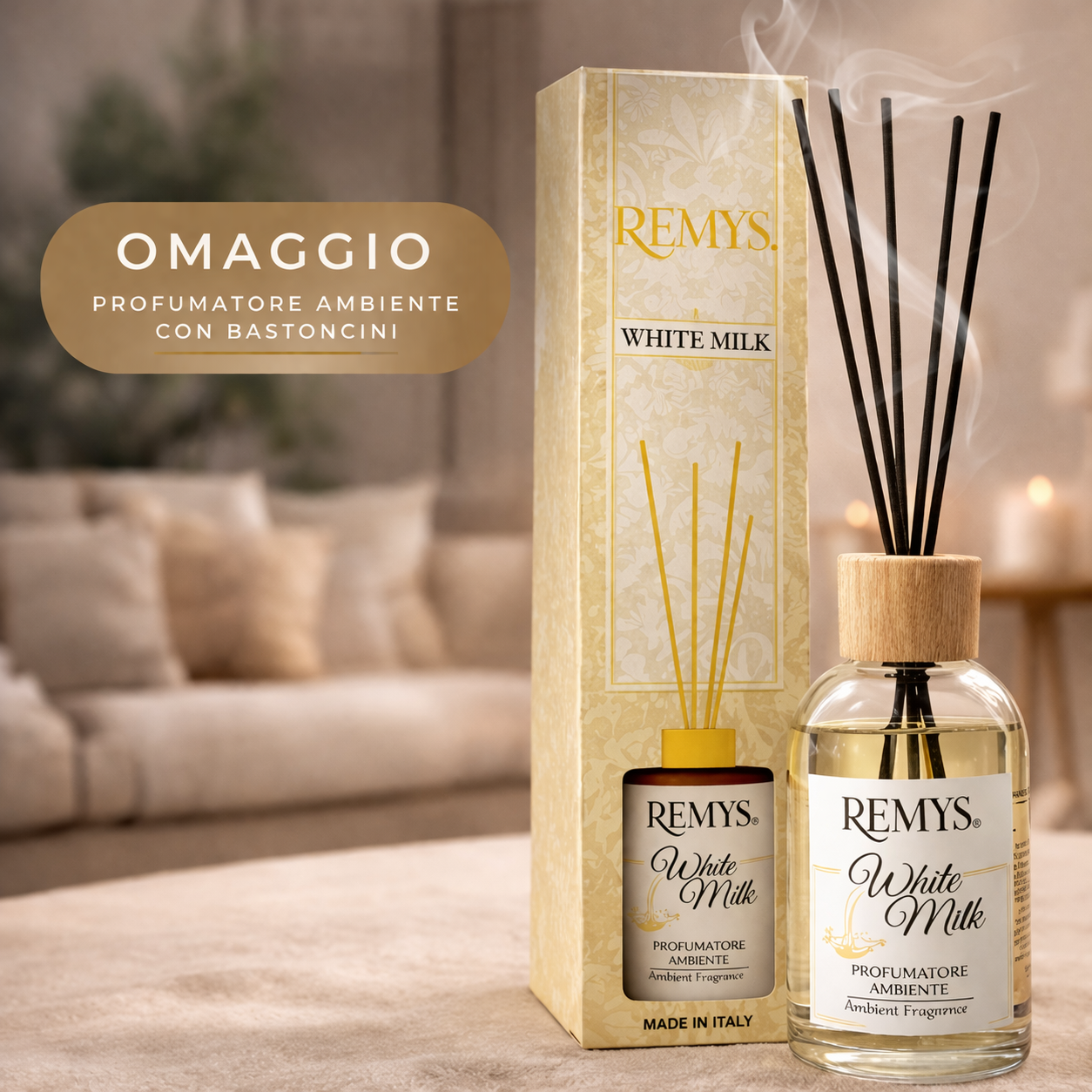 IF® BOX PROFUMATA "BIANCO LATTE" ESPERIENZA COMPLETA CORPO & CASA "