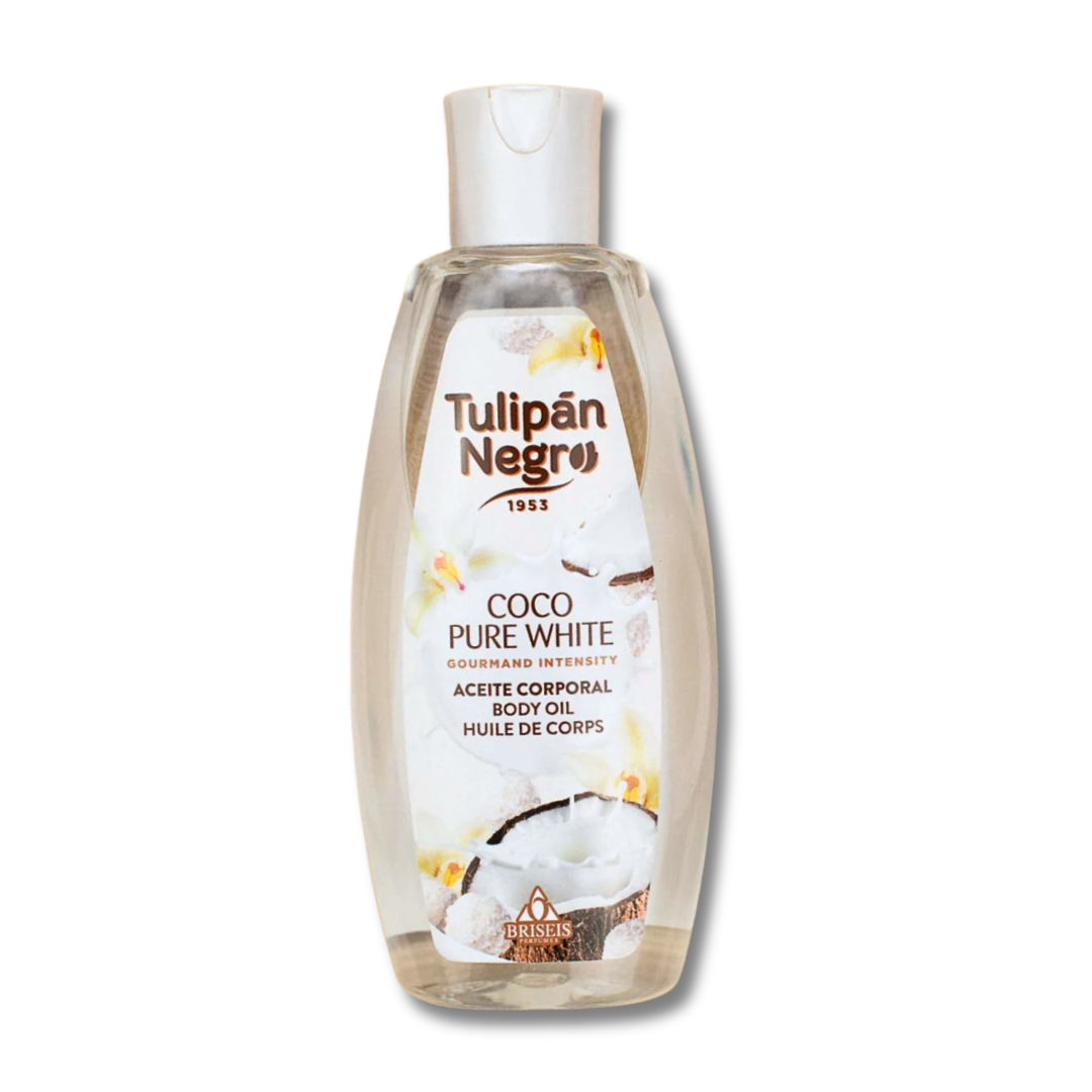 TULIPAN NEGRO® OLIO CORPO 200ML "COCO PURE WHITE"