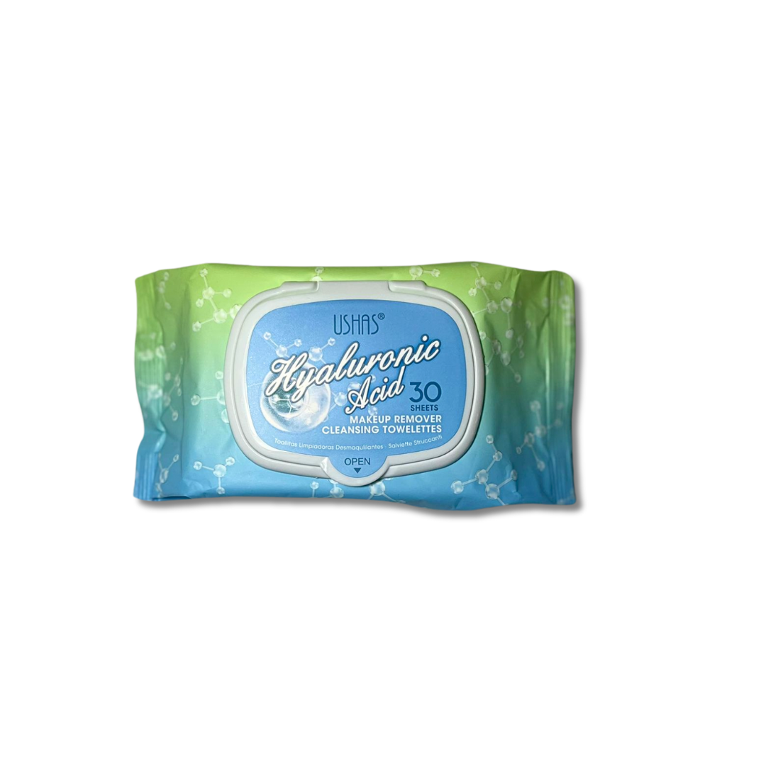USHAS® SALVIETTE STRUCCANTI ACIDO JALURONICO 30PZ