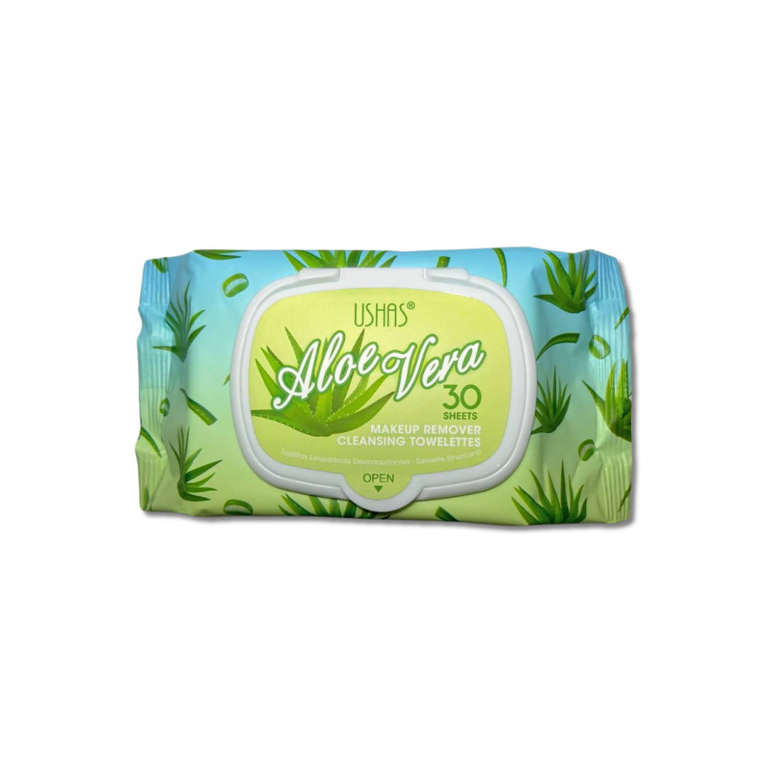 USHAS® SALVIETTE STRUCCANTI ALOE VERA 30PZ