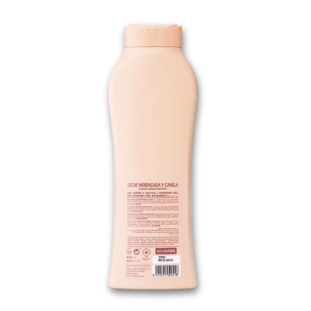 TULIPAN NEGRO® BAGNOSCHIUMA 650ML "LECHE MERENGADA Y CANELA"