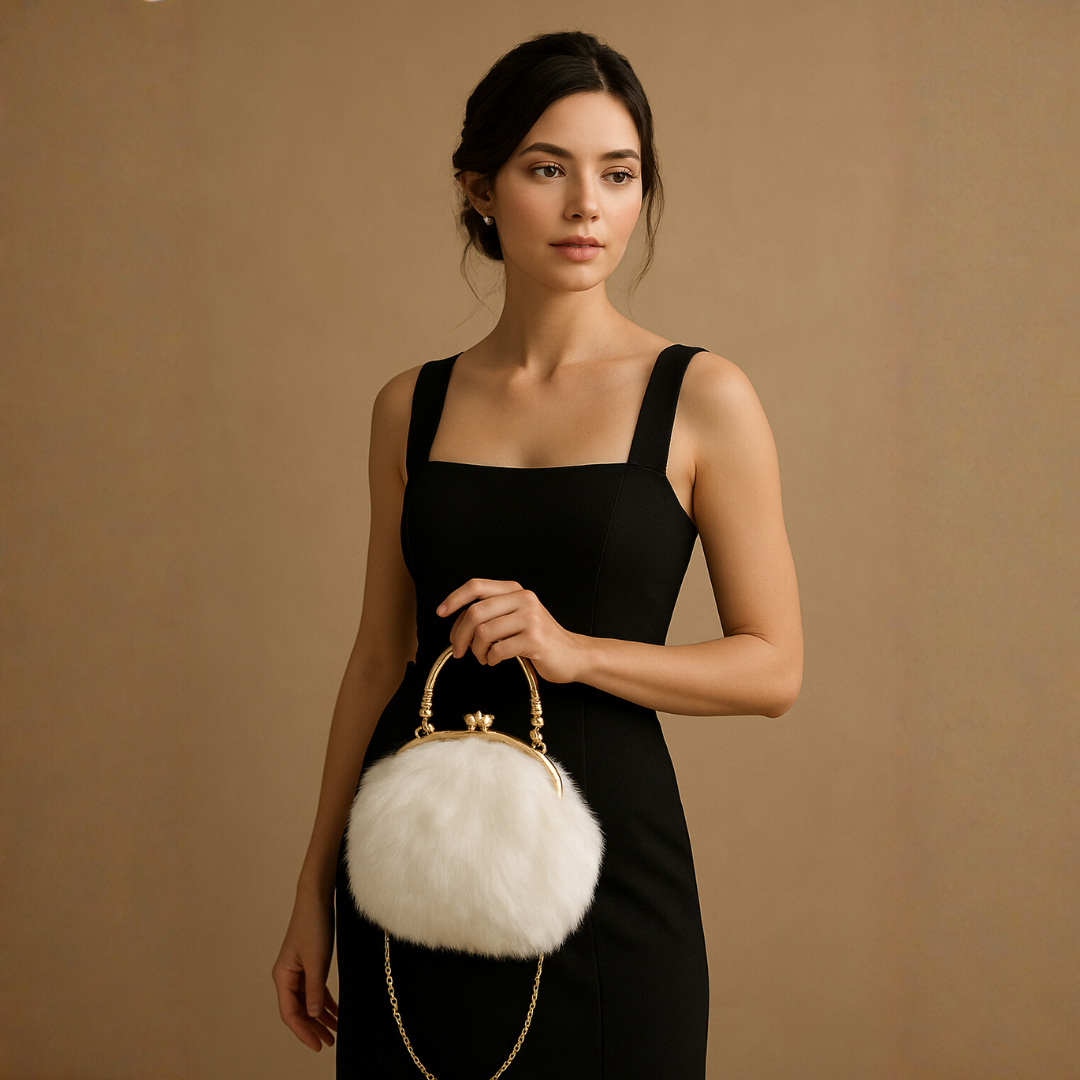 POCHETTE ELEGANTE "PELOSETTA" BORSA A TRACOLLA "8 COLORAZIONI"