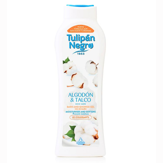 TULIPAN NEGRO® BAGNOSCHIUMA 650ML "ALGODON E TALCO"