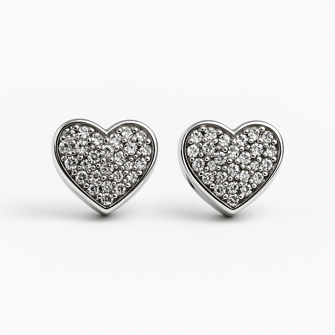 ORECCHINI CLIP HEART