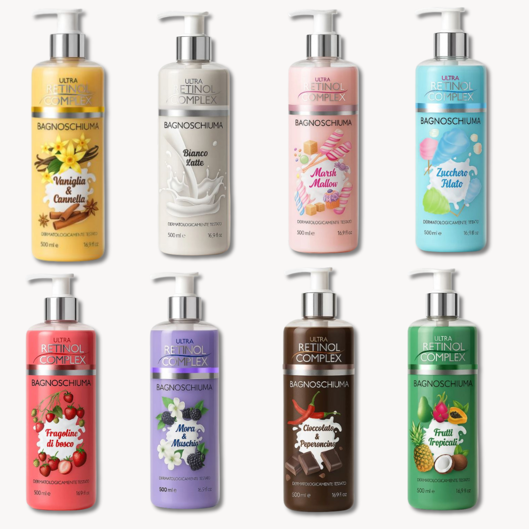 RETINOL COMPLEX BAGNOSCHIUMI 500ML 10 FRAGRANZE
