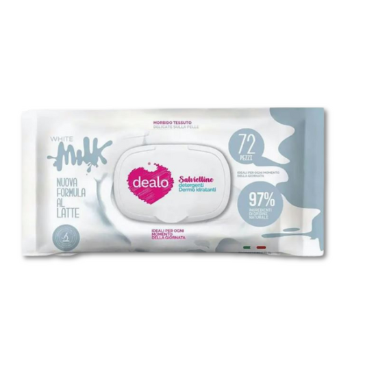 DEALO® SALVIETTE BIANCO LATTE 72PZ