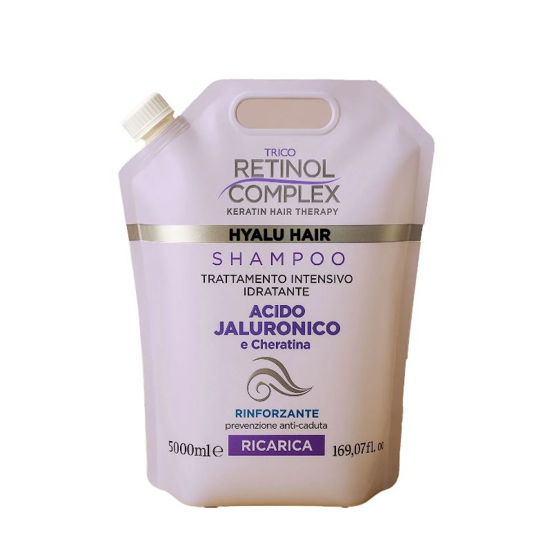 RETINOL COMPLEX® SHAMPOO TRATTAMENTO INTENSIVO ACIDO JALURONICO E CHERATINA 5L