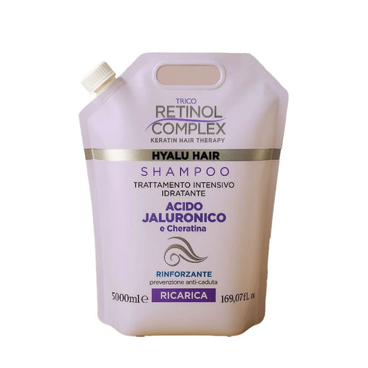 RETINOL COMPLEX® SHAMPOO TRATTAMENTO INTENSIVO ACIDO JALURONICO E CHERATINA 5L