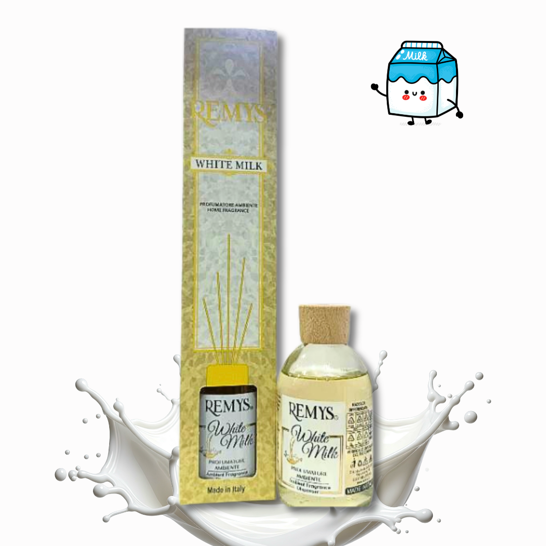 REMYS® PROFUMI MIKADO AMBIENTE CASA 100ML "BIANCO LATTE"