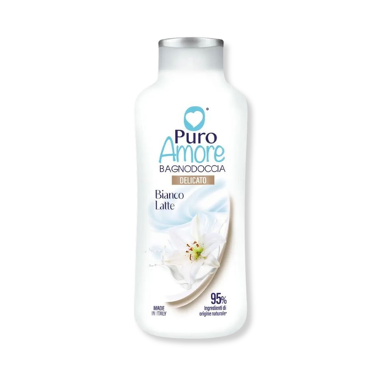 PURO AMORE® BAGNODOCCIA DELICATO "BIANCO LATTE" 650ML