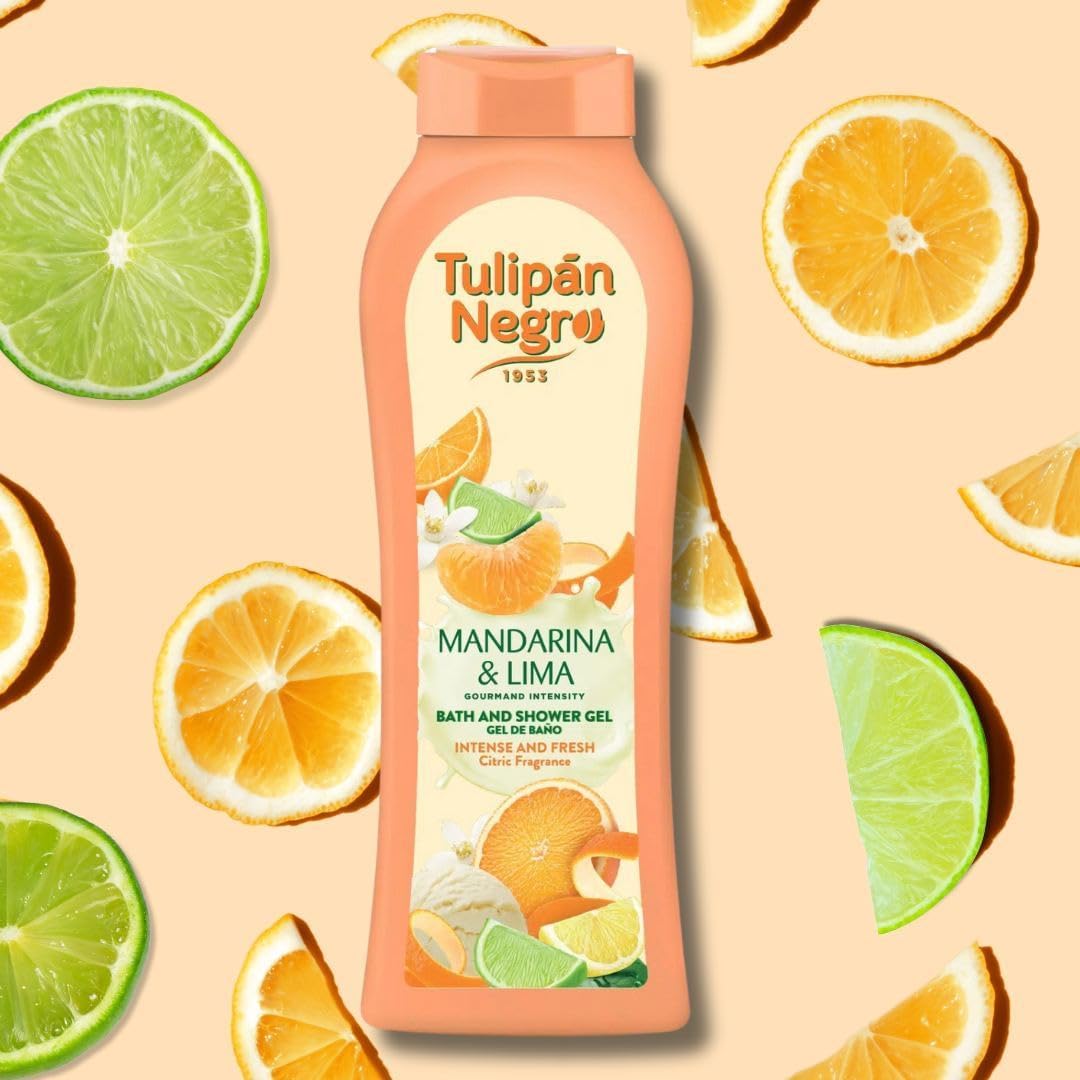TULIPAN NEGRO® BAGNOSCHIUMA 650ML "MANDARINA & LIMA"