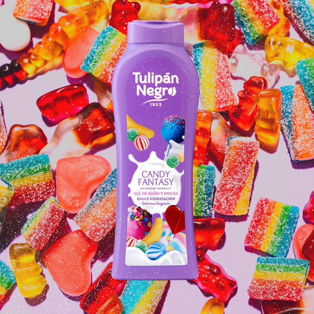 TULIPAN NEGRO® BAGNOSCHIUMA 650ML "CANDY FANTASY"