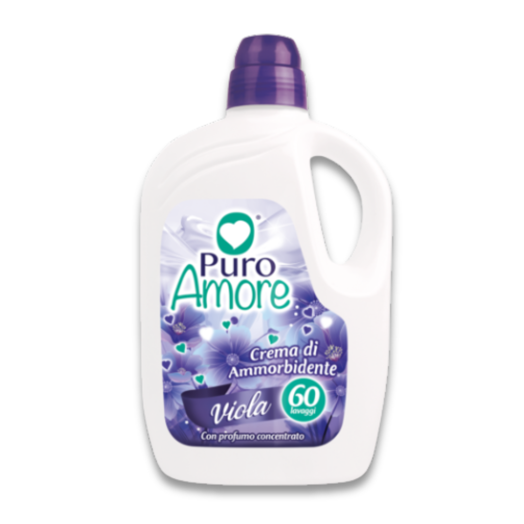 PURO AMORE® CREMA DI AMMORBIDENTE 60 LAVAGGI "VIOLA" EXTRA PROFUMO