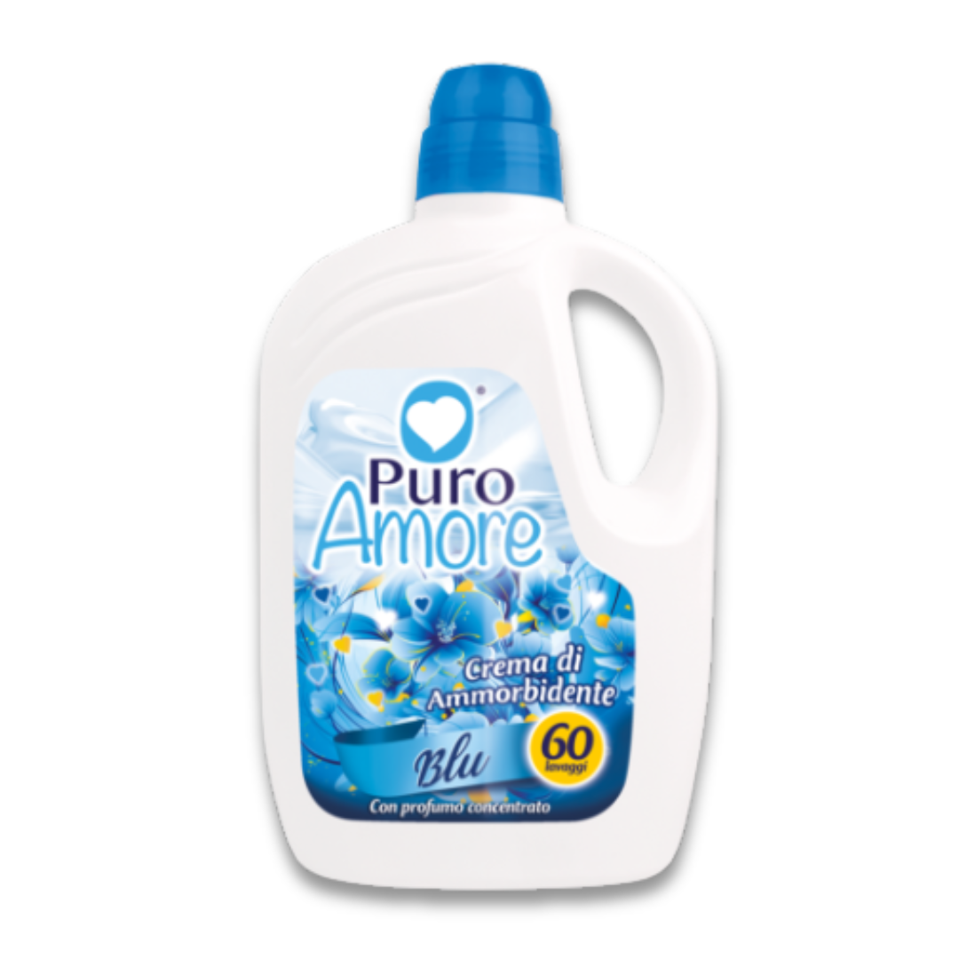 PURO AMORE® CREMA DI AMMORBIDENTE 60 LAVAGGI "BLU" EXTRA PROFUMO