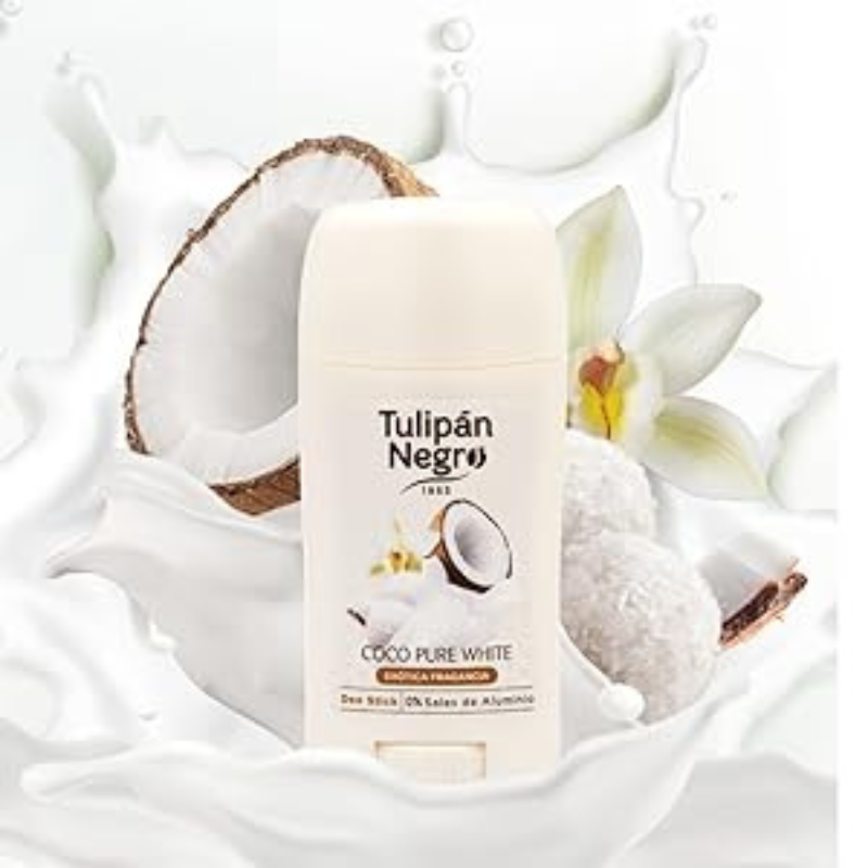 TULIPAN NEGRO® DEODORANTE STICK 60ML "COCO PURE WHITE"