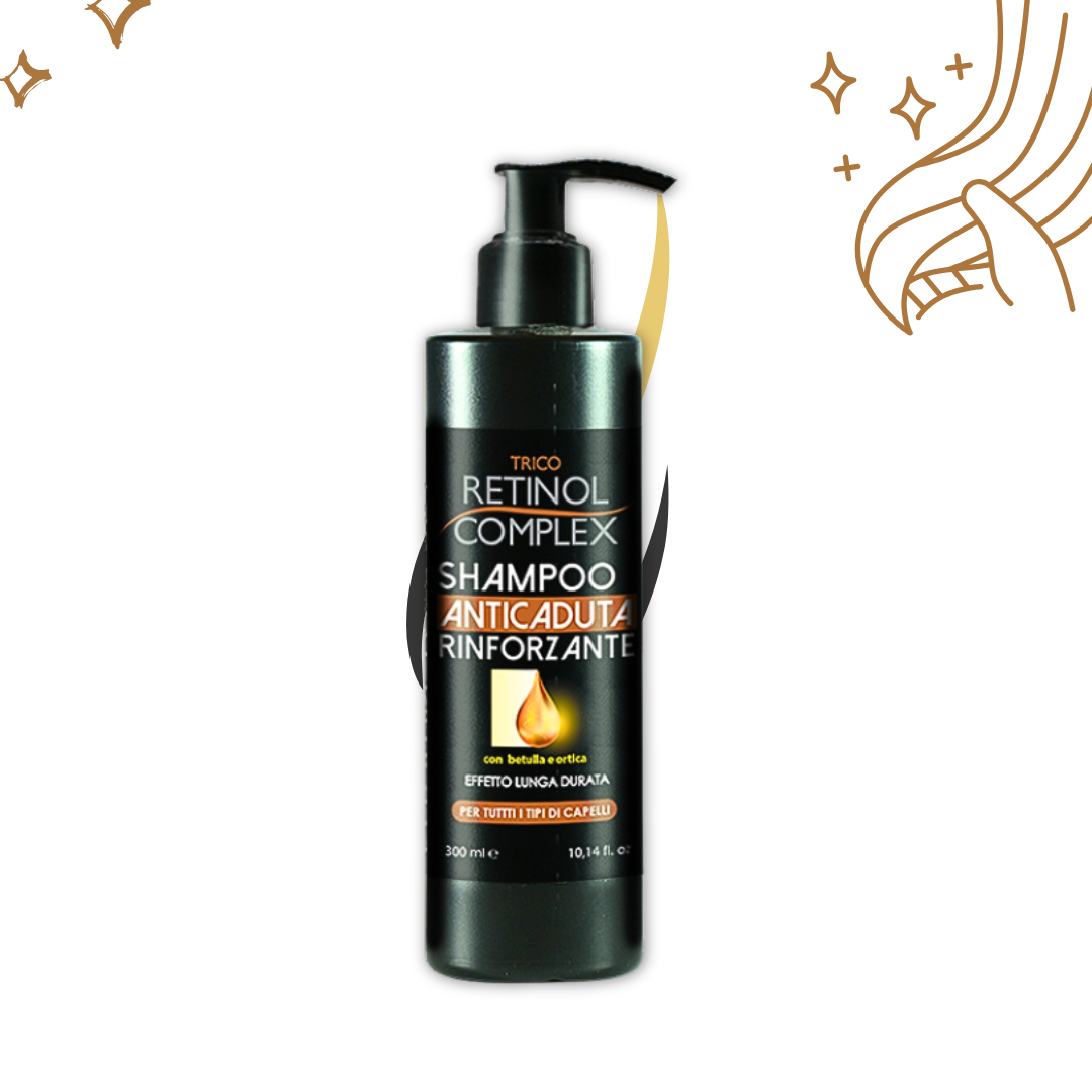 RETINOL COMPLEX KIT CURA CAPELLI "RISTRUTTURANTE E ANTICADUTA" CON "5 PRODOTTI"