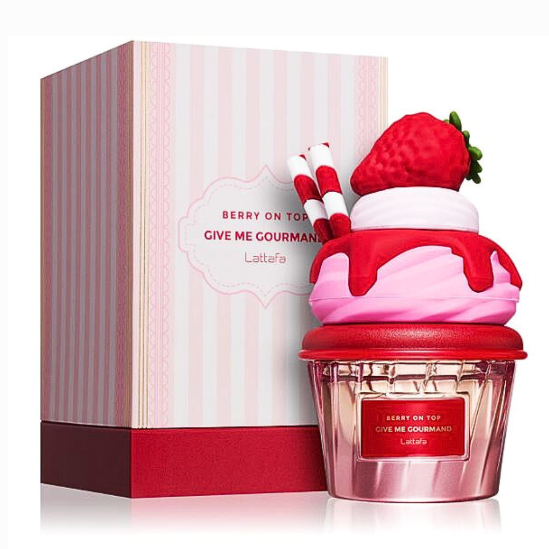 LATTAFA® ORIGINALE "GIVE ME GOURMAND BERRY ON TOP" PROFUMO UNISEX ARABO 100ML