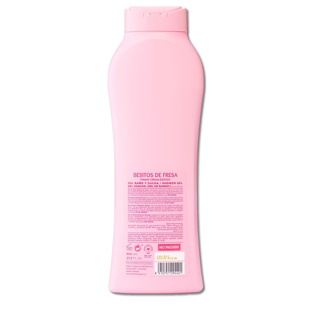 TULIPAN NEGRO® BAGNOSCHIUMA 650ML "BESITOS DE FRESA"