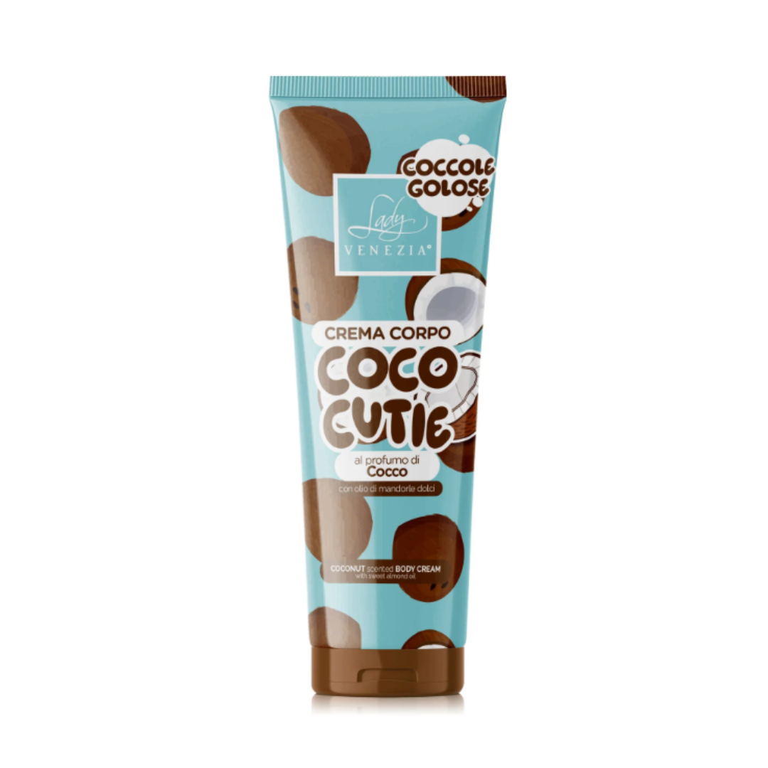 LADY VENEZIA® CREME CORPO PROFUMATE "COCCOLE GOLOSE 200ML 4 FRAGRANZE
