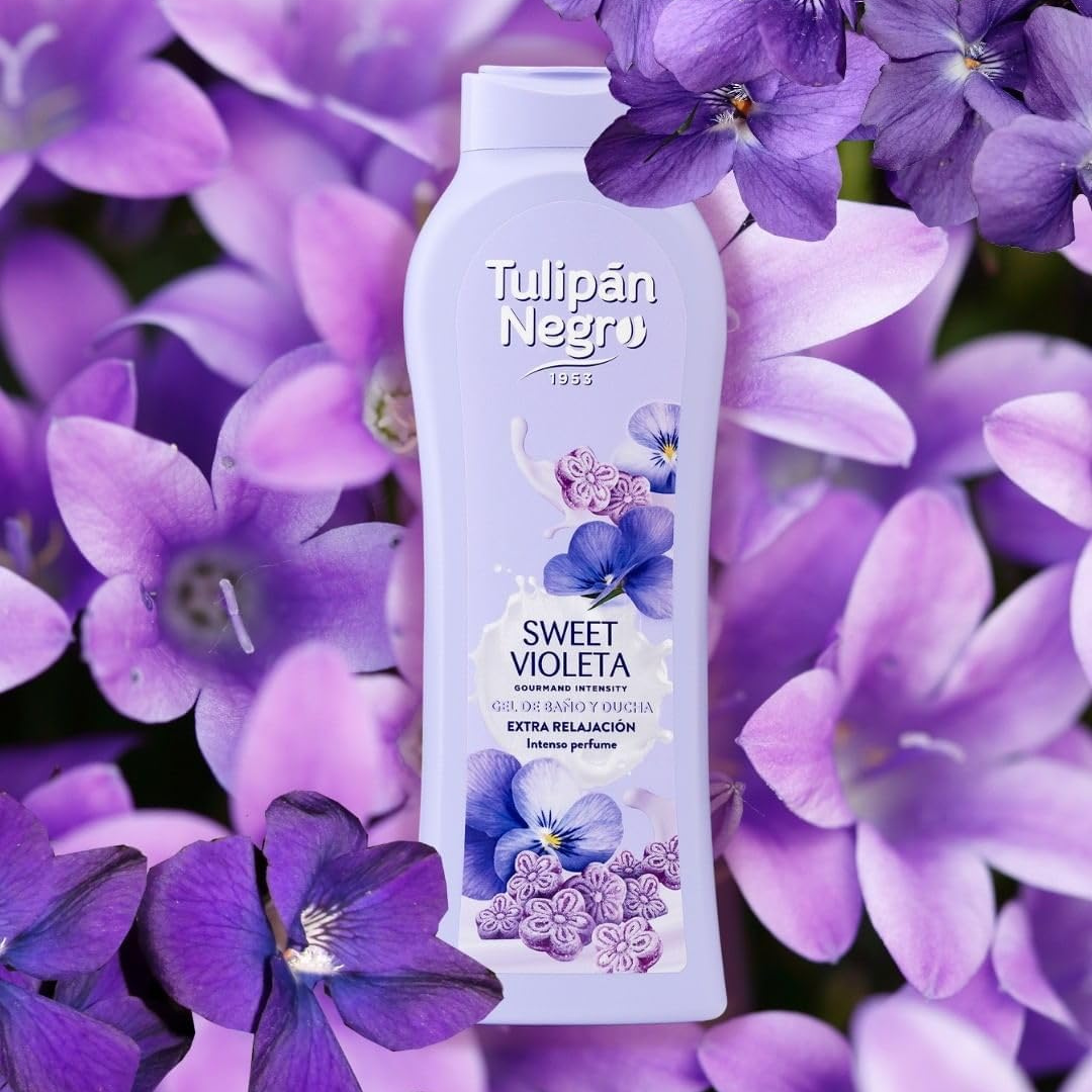 TULIPAN NEGRO® BAGNOSCHIUMA 650ML "SWEET VIOLETA"