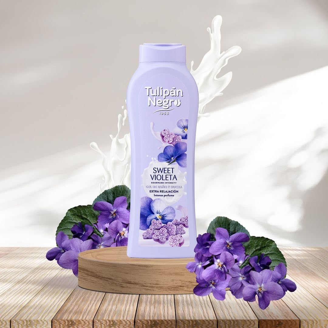 TULIPAN NEGRO® BAGNOSCHIUMA 650ML "SWEET VIOLETA"
