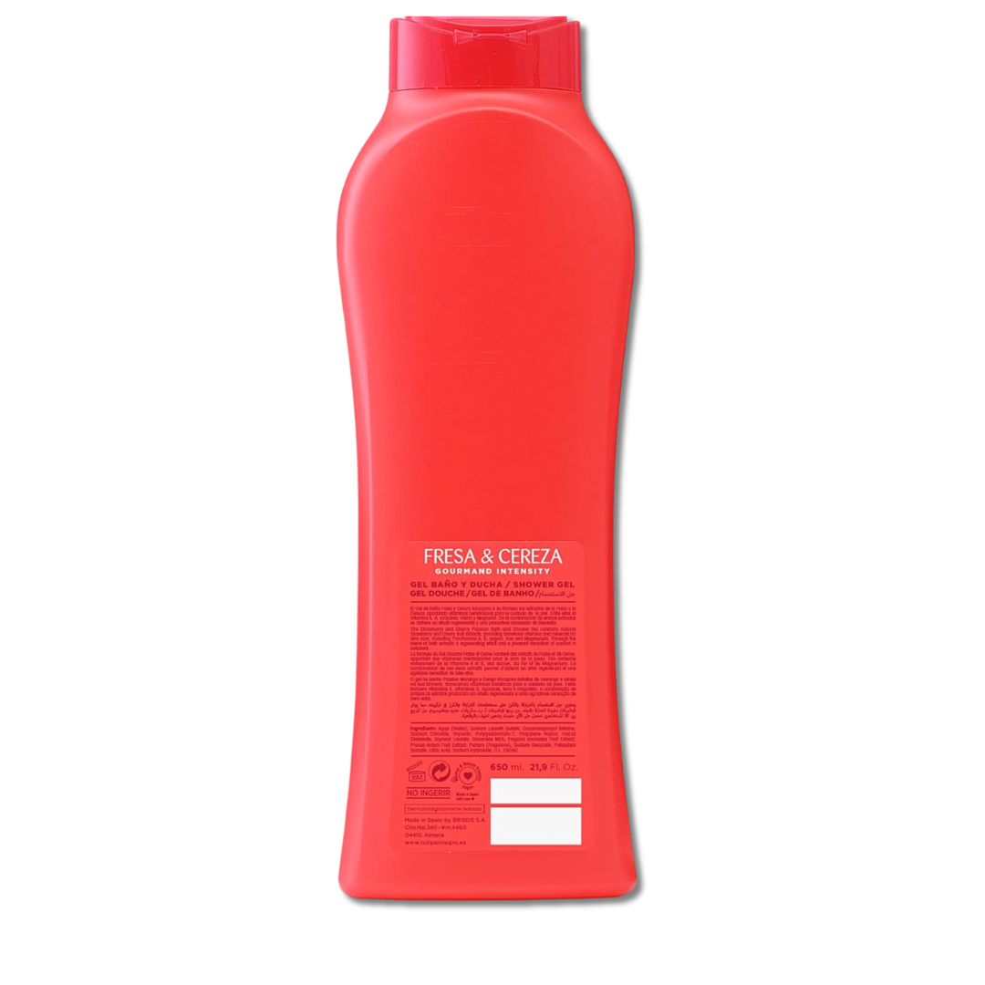 TULIPAN NEGRO® BAGNOSCHIUMA 650ML "FRESA & CEREZA"