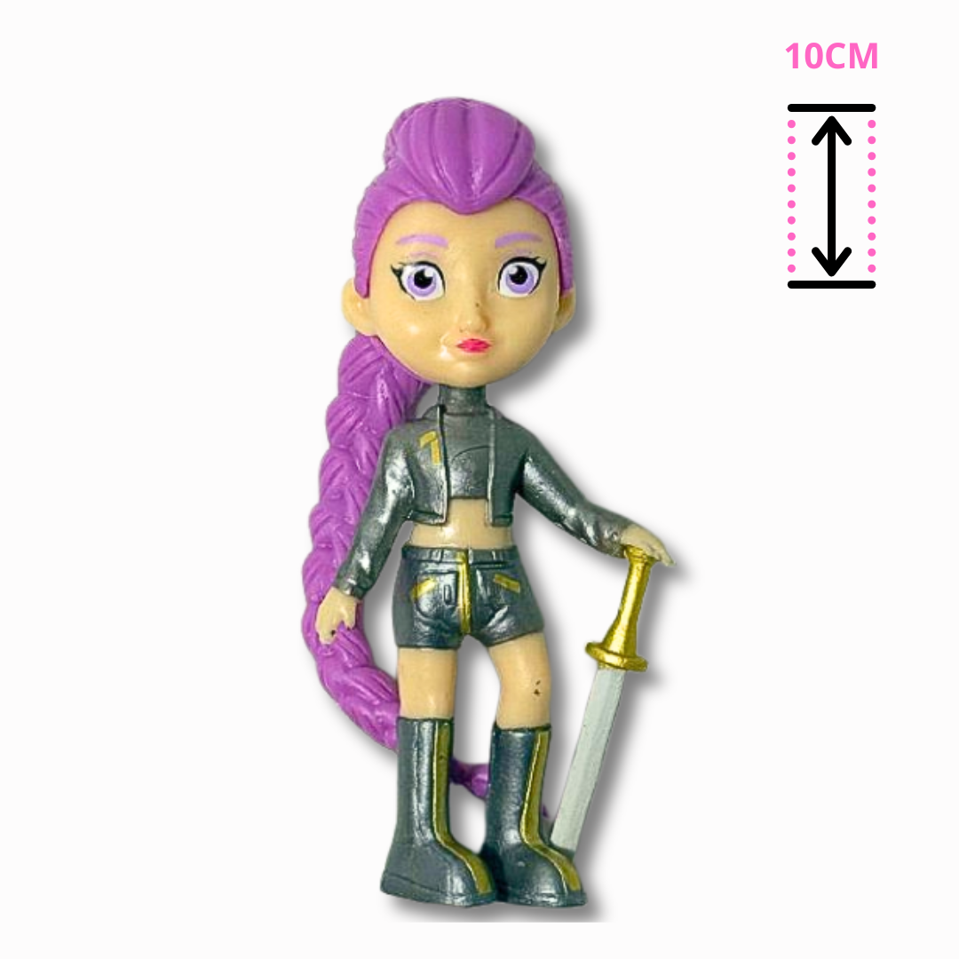 KPOP HUNTERS DUPE - ACTION FIGURES - 6 PERSONAGGI COLLEZIONABILI