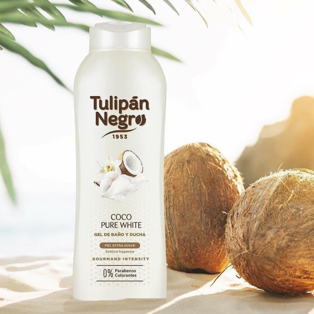 TULIPAN NEGRO® BAGNOSCHIUMA 650ML "COCO PURE WHITE"