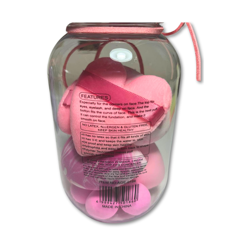 BEAUTY TOOLS® BEAUTY BLENDER "BOCCETTA" 9 PEZZI