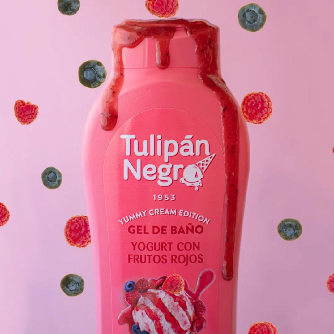 TULIPAN NEGRO® BAGNOSCHIUMA 650ML "YOGURT CON FRUTOS ROJOS"