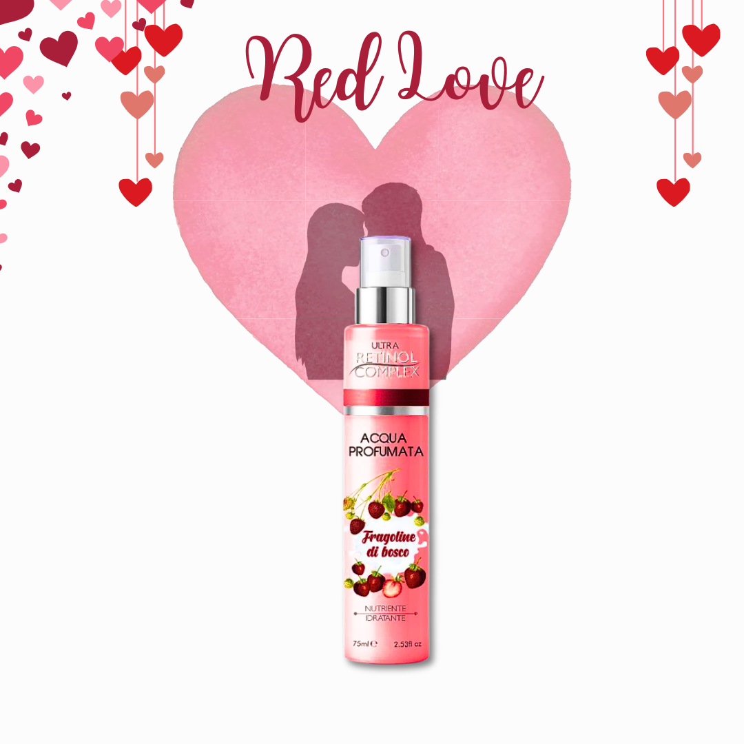 IF BOX "RED LOVE" PROFUMO - BAGNOSCHIUMA - ACQUA CORPO - SPRAY AMBIENTE - CREMA CORPO PROFUMATA 2 IN 1